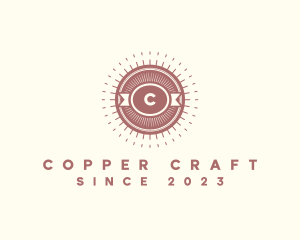 Copper - Retro Hipster Vintage logo design