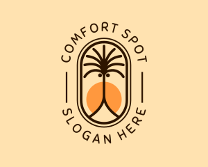 Vacation Resort Coconut logo design