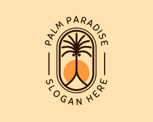 Vacation Resort Coconut logo design