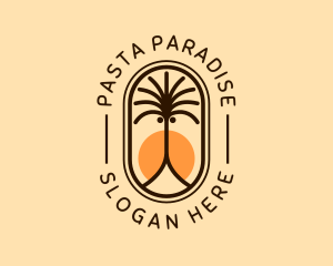 Vacation Resort Coconut logo design