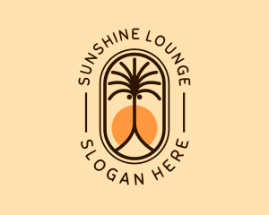 Vacation Resort Coconut logo design