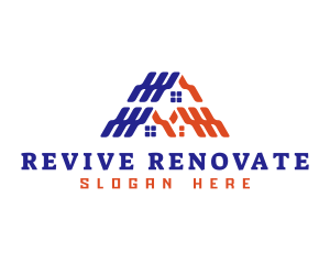 Renovate - Home Modern Roof logo design