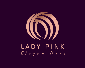 Pink Feminine Business logo design