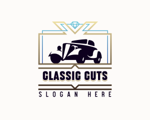 Classic Car Dealership logo design