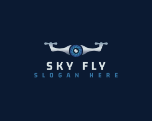 Drone Aerial Camera logo design