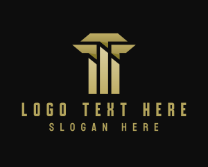 Security - Elegant Bar Towers logo design