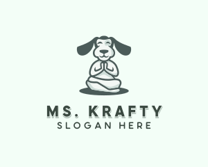 Zen - Yoga Pet Dog Puppy logo design