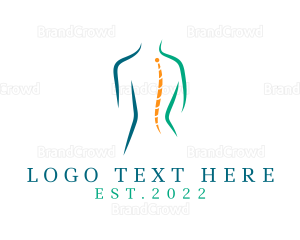 Chiropractor Treatment Clinic Logo