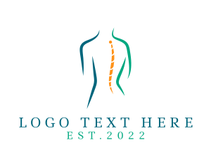 Spinal Cord - Chiropractor Treatment Clinic logo design