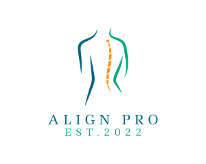 Posture - Chiropractor Treatment Clinic logo design