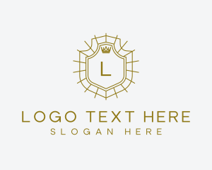 Luxury - Imperial Crown Shield logo design