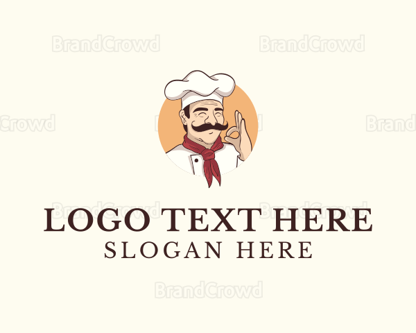 Italian Chef Restaurant Logo