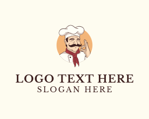 Character - Italian Chef Restaurant logo design