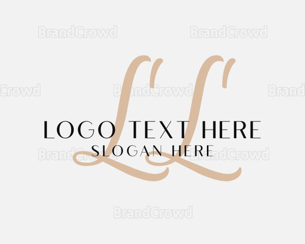 Feminine Skin Care Cosmetics Salon Logo