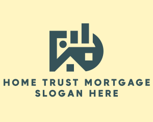 Mortgage - Housing Mortgage Letter D logo design