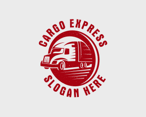 Cargo Truck Forwarding logo design