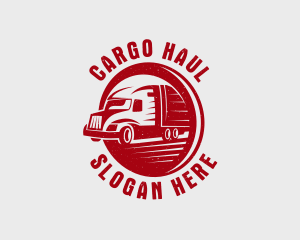 Cargo Truck Forwarding logo design