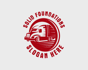 Trucker - Cargo Truck Forwarding logo design