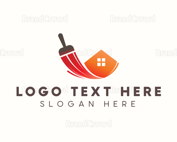 Paint Brush Renovation Logo