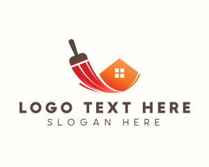 Tradesman - Paint Brush Renovation logo design