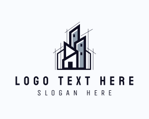 Office Space - Architecture House Property logo design