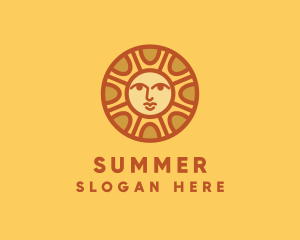 Solar Summer Sun logo design