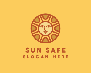 Sunblock - Solar Summer Sun logo design