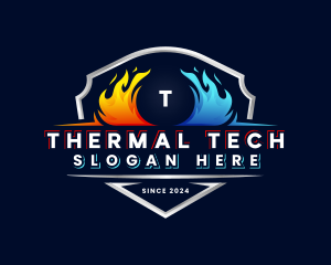 Thermal Air Conditioning logo design