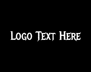 Horror Film - Gothic Horror Metal Band logo design