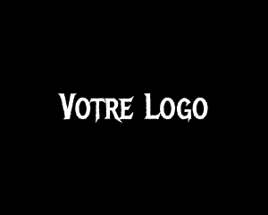 Villain - Gothic Horror Metal Band logo design