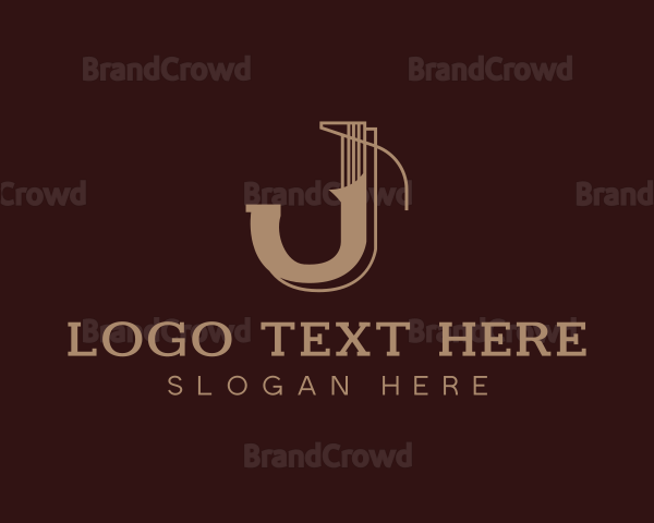 Luxury Business Letter J Logo