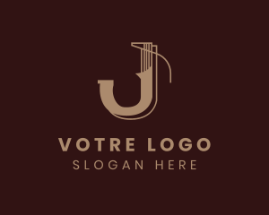 Strategist - Luxury Gold Business Letter J logo design