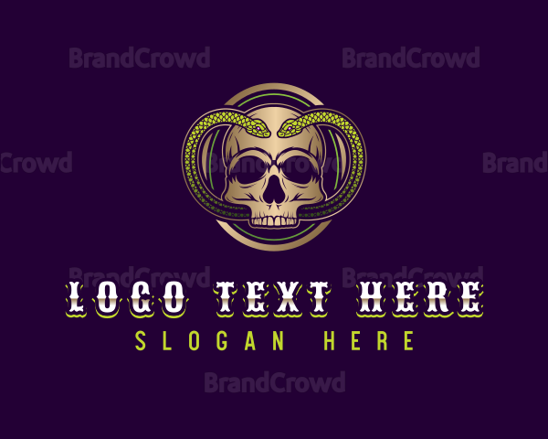 Skull Snake Venom Logo