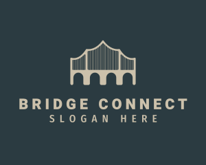 Bridge - Urban Bridge Infrastructure logo design