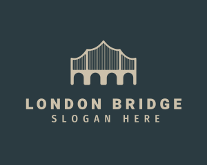 Urban Bridge Infrastructure logo design