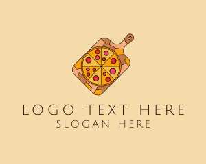 Snack - Pepperoni Pizza Pan logo design