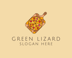 Pepperoni Pizza Pan logo design