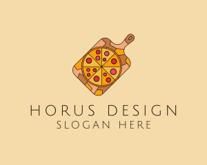 Pepperoni Pizza Pan logo design