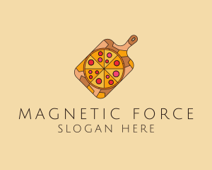 Pepperoni Pizza Pan logo design