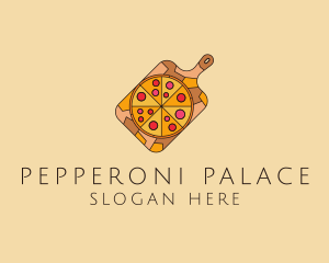 Pepperoni - Pepperoni Pizza Pan logo design