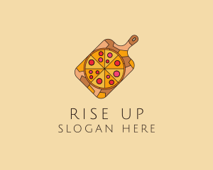 Pepperoni Pizza Pan logo design