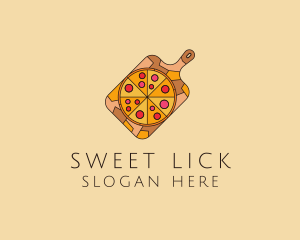 Pepperoni Pizza Pan logo design