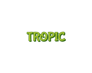 Tropical Beach Holiday logo design