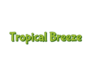 Tropical Beach Holiday logo design