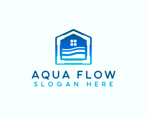 Irrigation - House Water Plumbing logo design