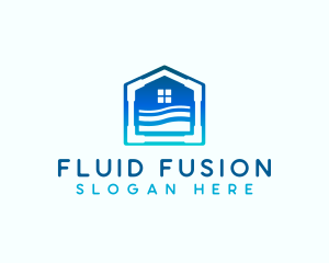 House Water Plumbing logo design