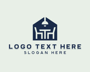 Table - Dining Room Furniture logo design