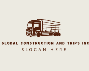 Transport - Farm Logistic Truck logo design