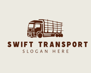 Farm Logistic Truck logo design