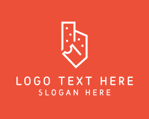 Ticketing - Building Ticket Coupon logo design